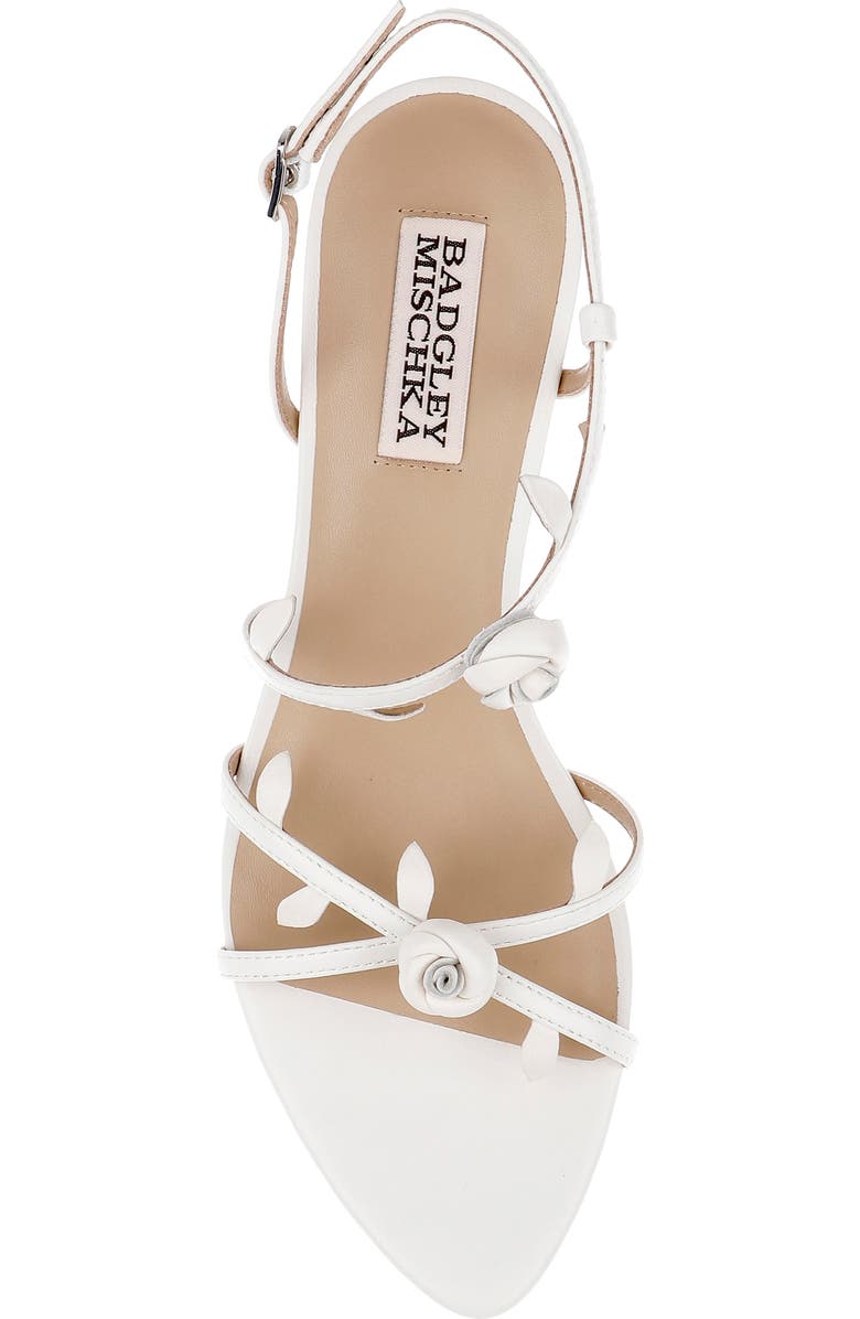 BADGLEY MISCHKA Orland Sandal, Alternate, color, White Leather