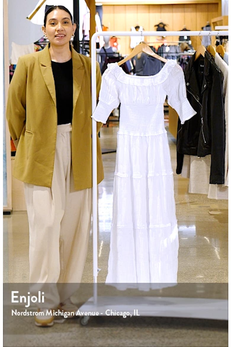 Peasantries Off the Shoulder Maxi Dress video