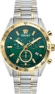 Versace V-Code Chronograph Bracelet Watch, 41mm