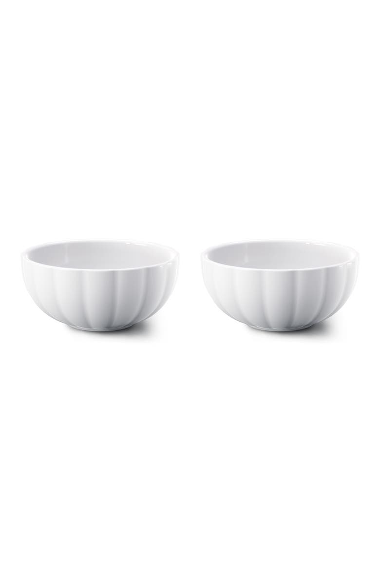 Bernadotte Set of 2 Small Porcelain Bowls, Main, color, WHITE