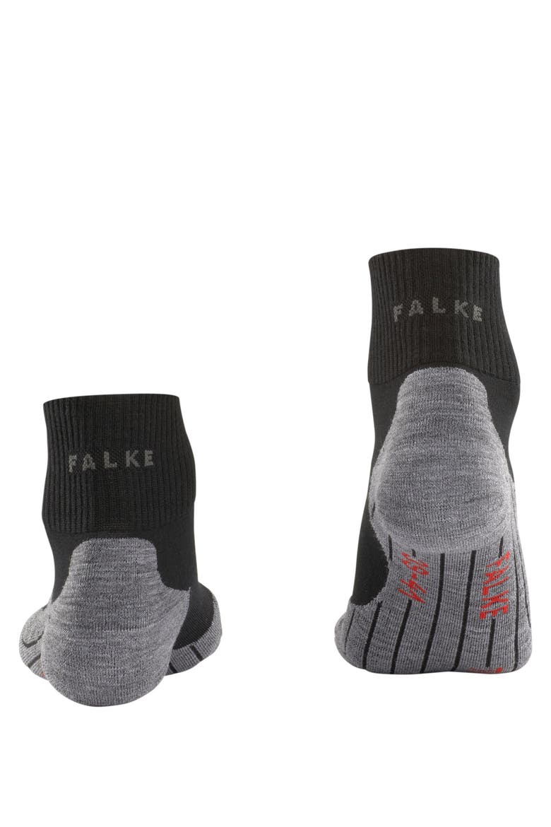 TK5 Wander Short Hiking Socks, Alternate, color, Black-Mix