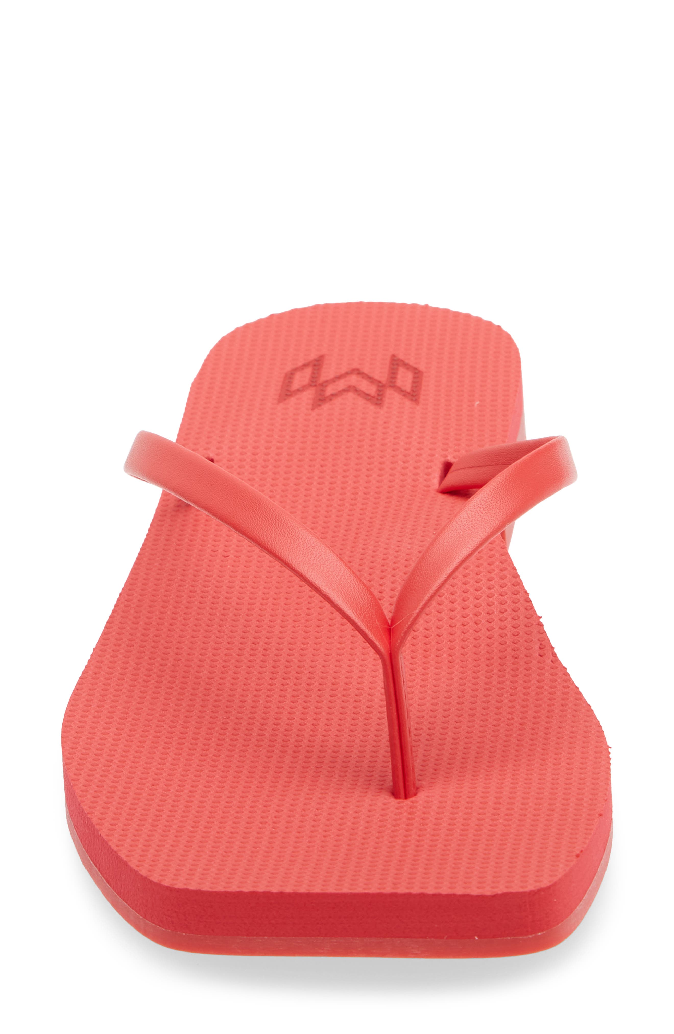 Lola Square Toe Flip-Flop, Alternate, color, ROUGE