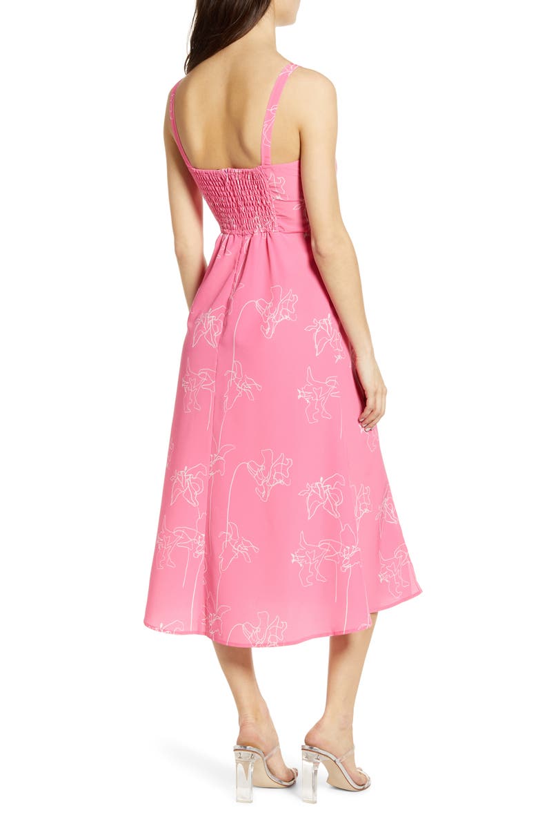 4SI3NNA Flower Sketch Sundress, Alternate, color, 