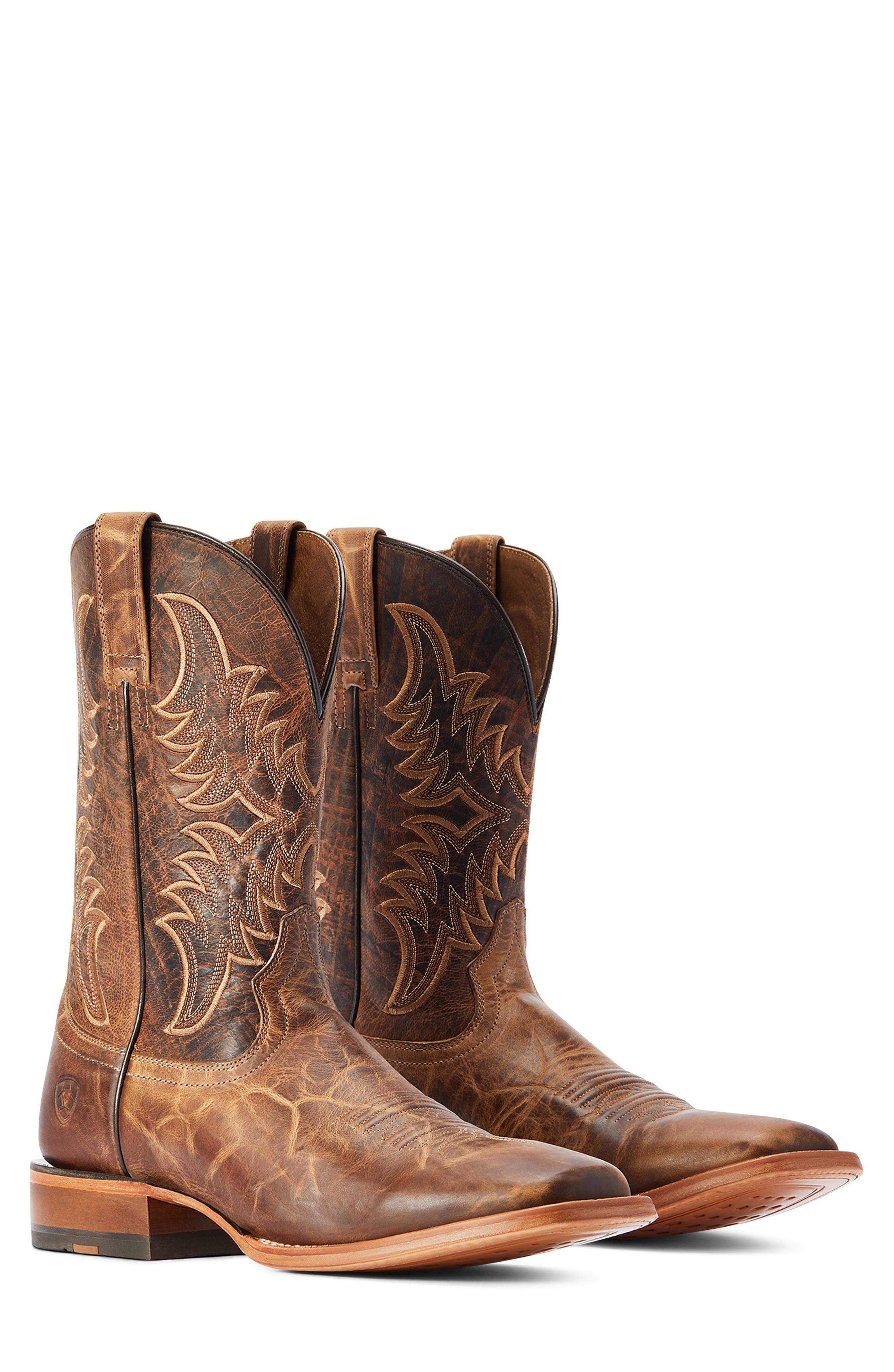 Ariat Point Ryder Western Boot, Alternate, color, Dry Creek Tan/ Burnt Brown