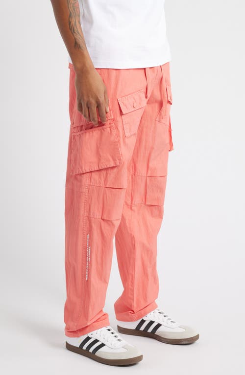 Billionaire Boys Club Bb Flagship Stargate Drawstring Cargo Pants In Red