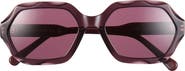 Chloé 56mm Scalloped Geometric Sunglasses
