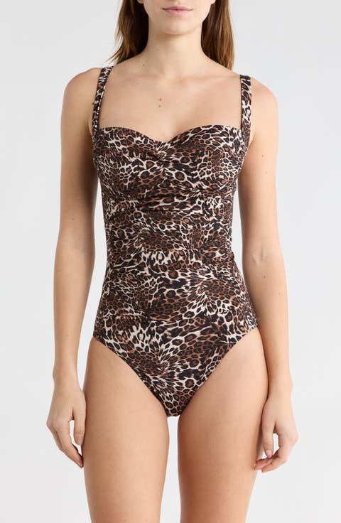 Sweetheart Ruched One-Piece Swimsuit