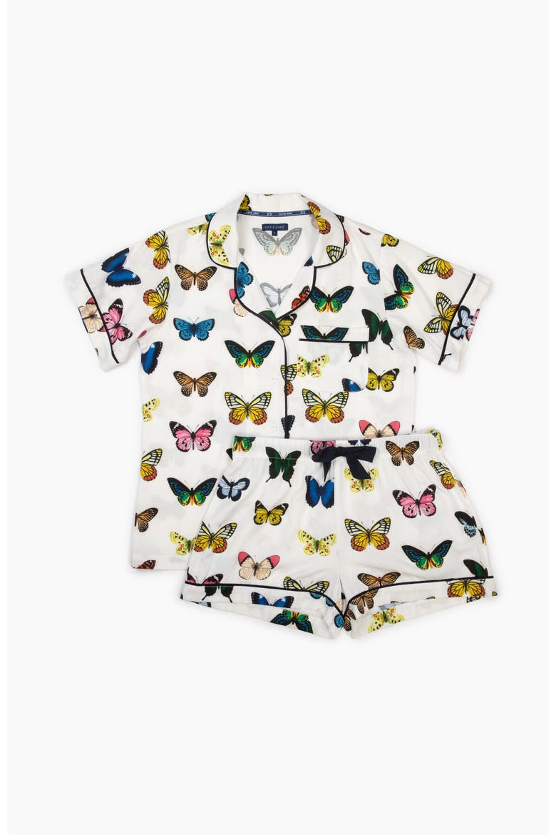 Mariposa Shorts Set, Alternate, color, White