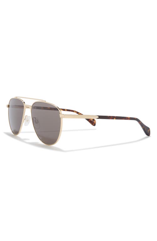 Rag & Bone 55mm Gradient Aviator Sunglasses In Brown