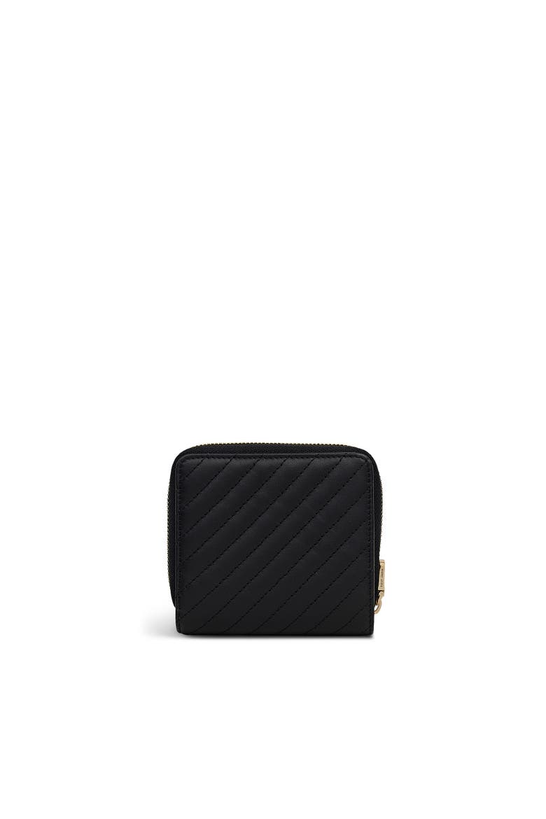 Dukes Place - Quilt Medium Zip Around Wallet, Alternate, color, Black