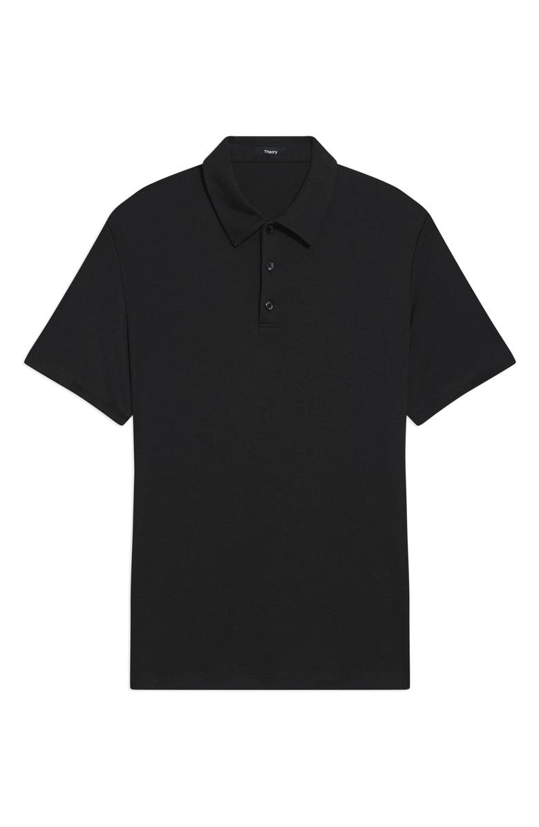 Theory Bron C. Anemone Polo, Alternate, color, Black