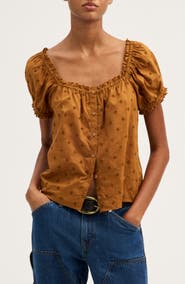 Madewell The Chateau Cotton Eyelet Top