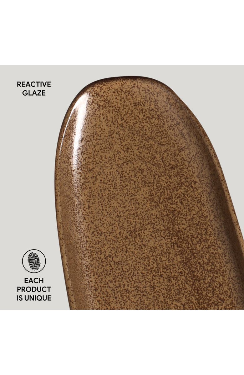 Porto Brasil Shallow Organic Oval Platter Large Set of 4, Alternate, color, Dijon