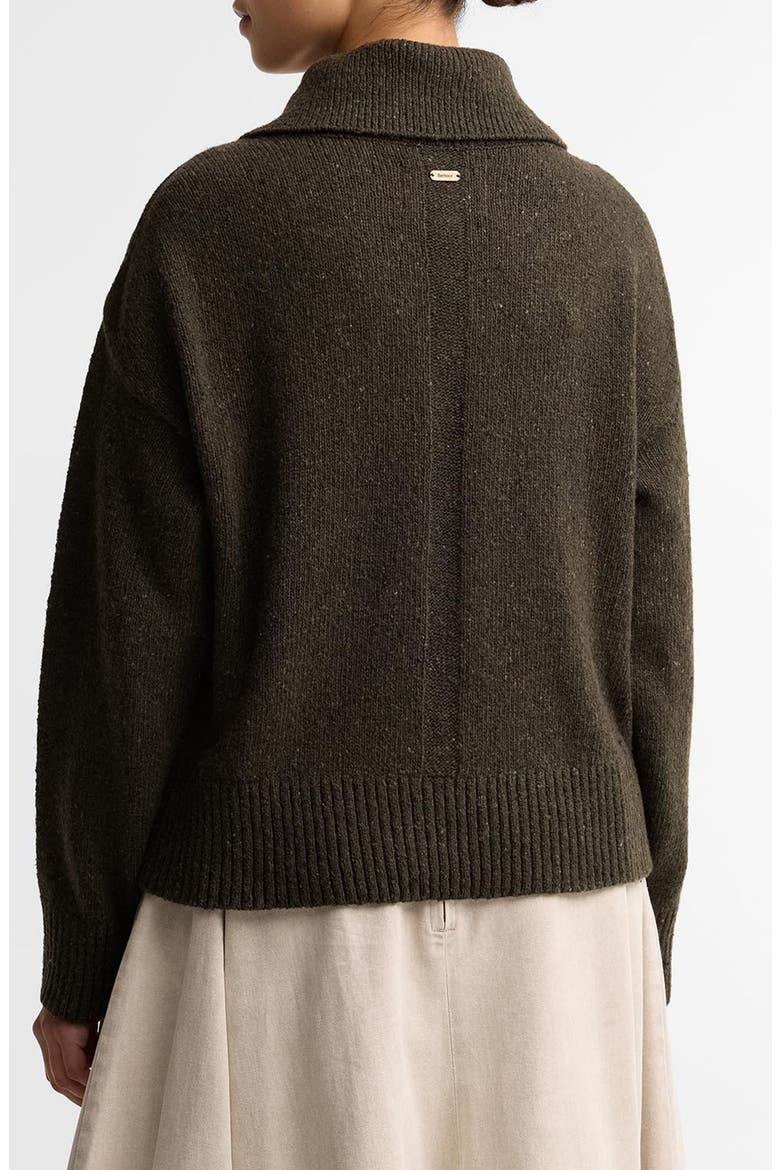 Lavensdale Wool Blend Half-Zip Sweater, Alternate, color, OLIVE