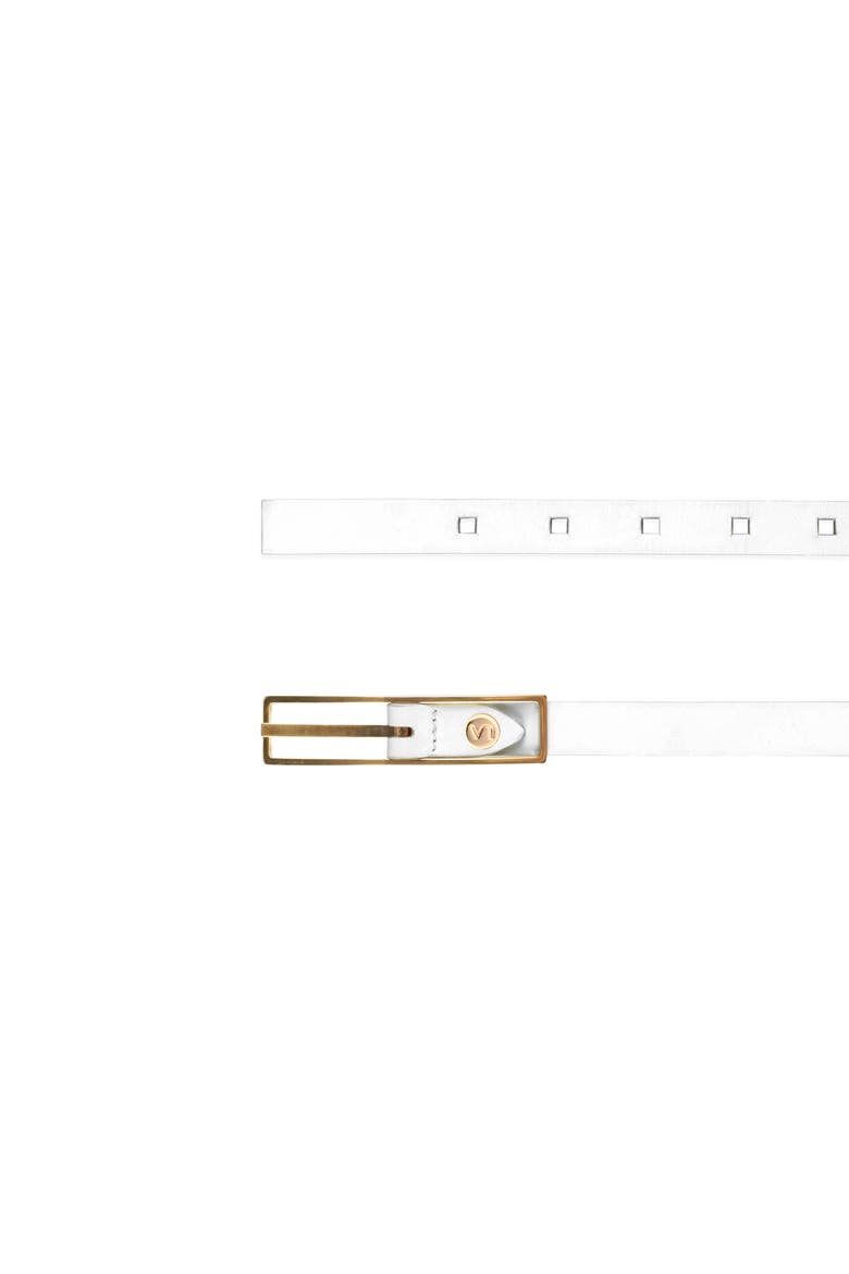 La Ravissante Belt, Alternate, color, White