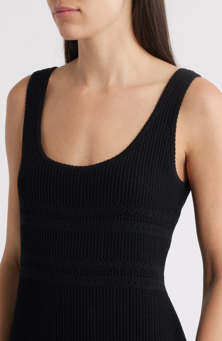 KOBI HALPERIN Emerson Open Stitch Sleeveless Dress, Alternate, color, 