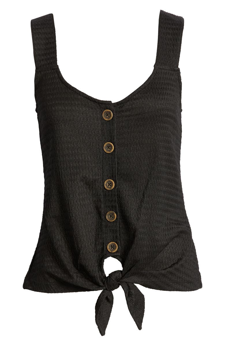 Sanctuary Golden Hour Tie Hem Tank, Alternate, color,