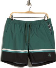 Psycho Bunny Hanks Colorblock Swim Trunks