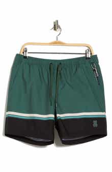 Psycho Bunny Hanks Colorblock Swim Trunks