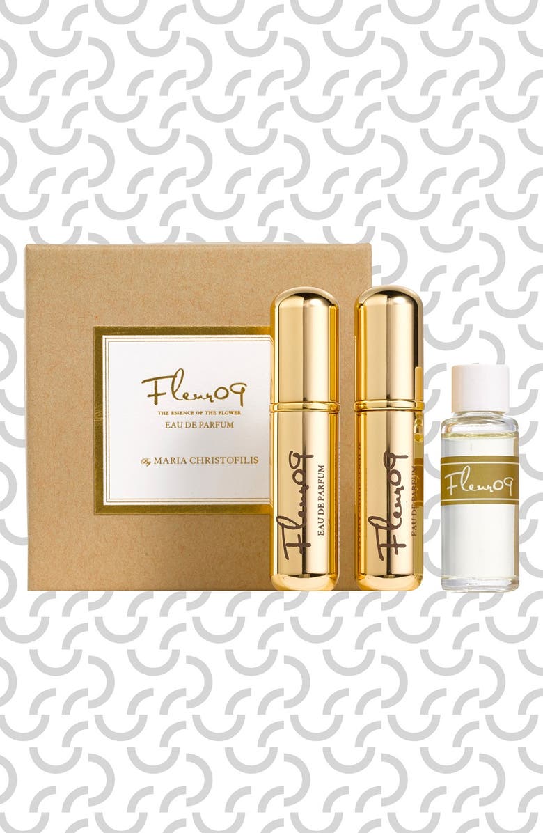 Maria Christofilis 'Fleur09' Eau de Parfum Travel Sprays & Refill, Main, color,