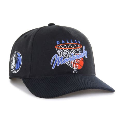 Men's '47  Black Dallas Mavericks Nothing But Net Hitch Adjustable Hat