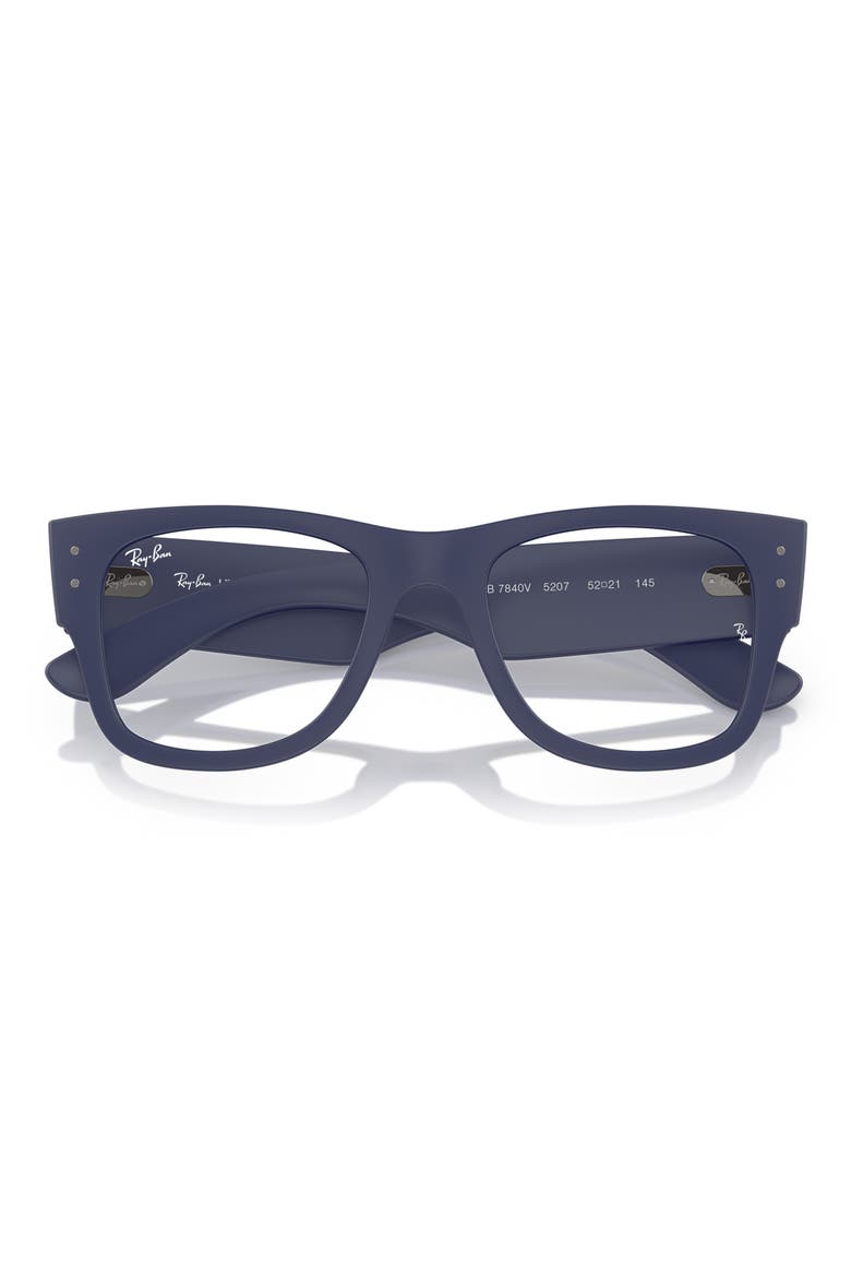 52mm Square Optical Glasses, Alternate, color, BLUE