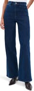 rag & bone Flexi Hadley High Waist Wide Leg Jeans