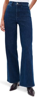 rag & bone Flexi Hadley High Waist Wide Leg Jeans