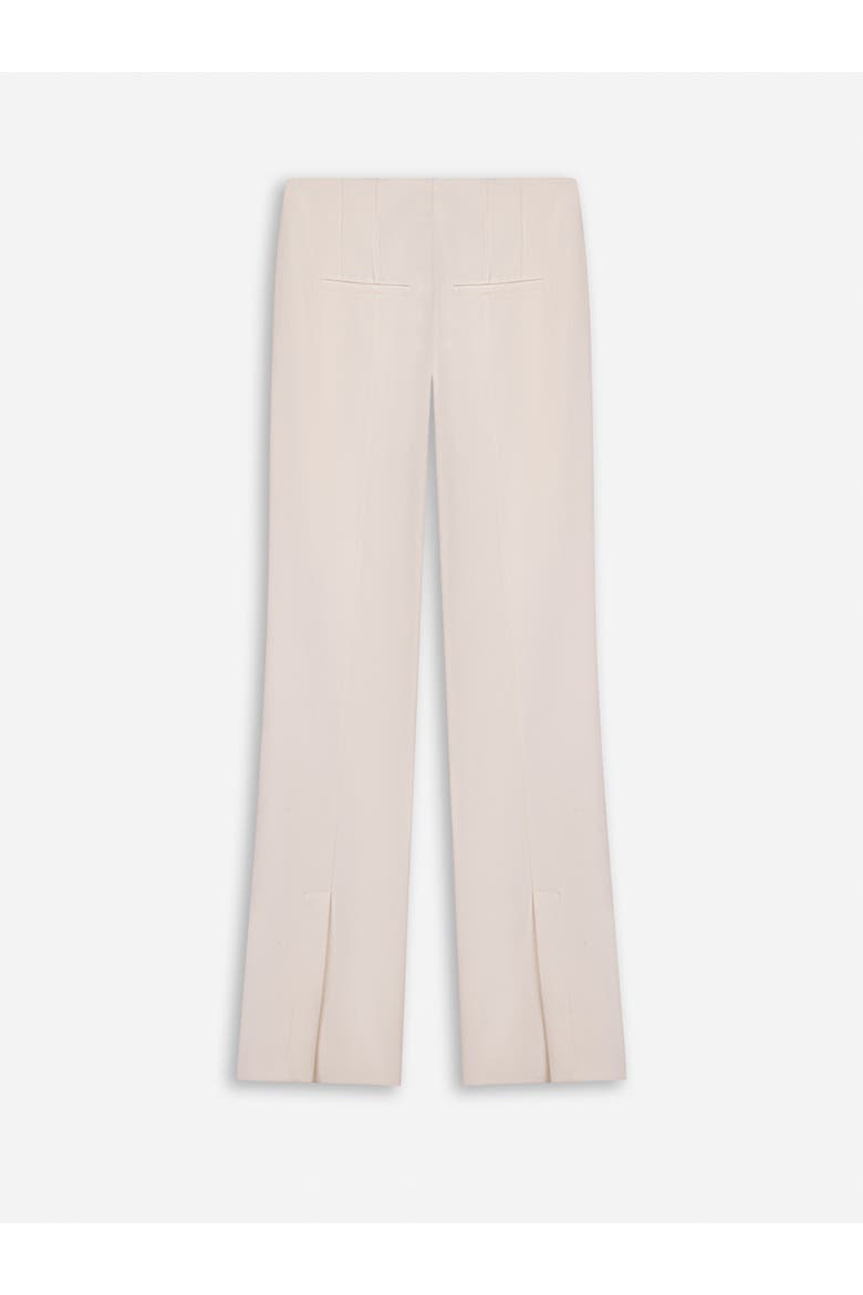 High Waist Slit Hem Trousers, Alternate, color, Ivory