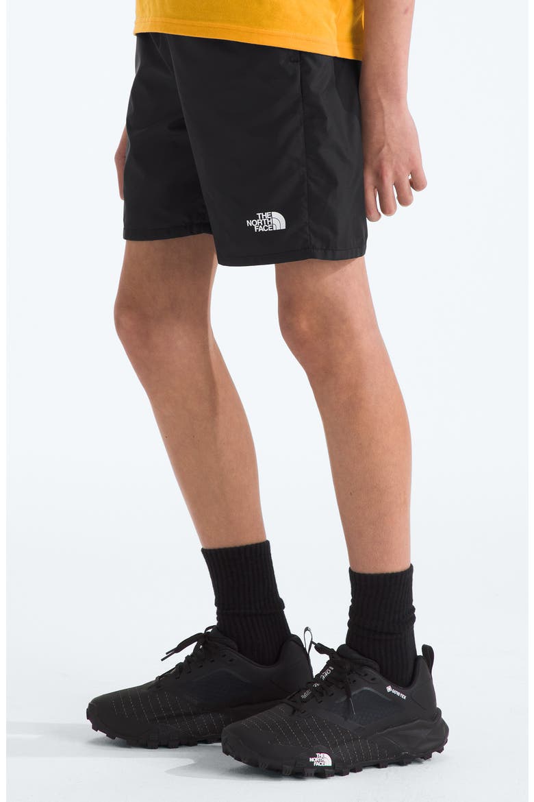 Kids' Never Stop Woven Shorts, Alternate, color, TNF BLACK