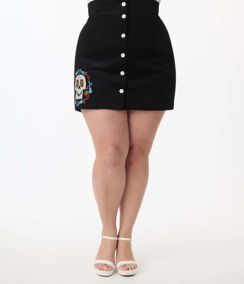 Smak Parlour Plus Size Mini Skirt In Black