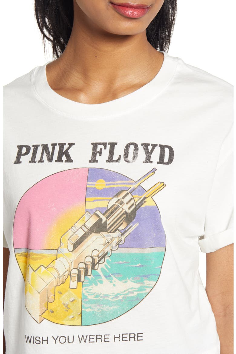 by Daydreamer Pink Floyd Wish You Were Here Tee, Alternate, color, WHITE