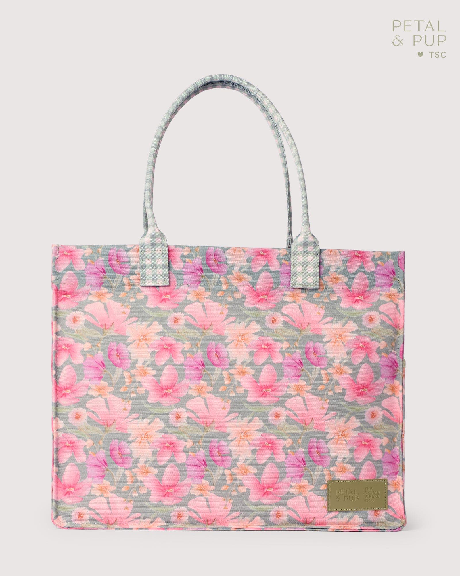 Ultimate Tote Bag, Main, color, Sage Wildflowers