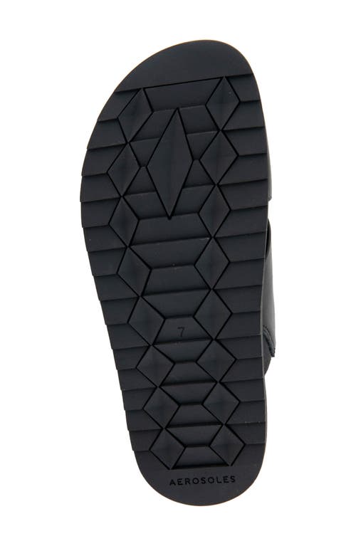 AEROSOLES AEROSOLES LAGO FLATFORM SLIDE SANDAL 