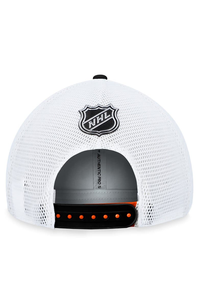FANATICS Men's Fanatics Branded  Orange Philadelphia Flyers Authentic Pro Rink Trucker Adjustable Hat, Alternate, color, 