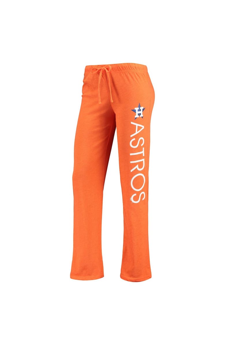 CONCEPTS SPORT Women's Concepts Sport Orange/Navy Houston Astros Meter Muscle Tank Top & Pants Sleep Set, Alternate, color,