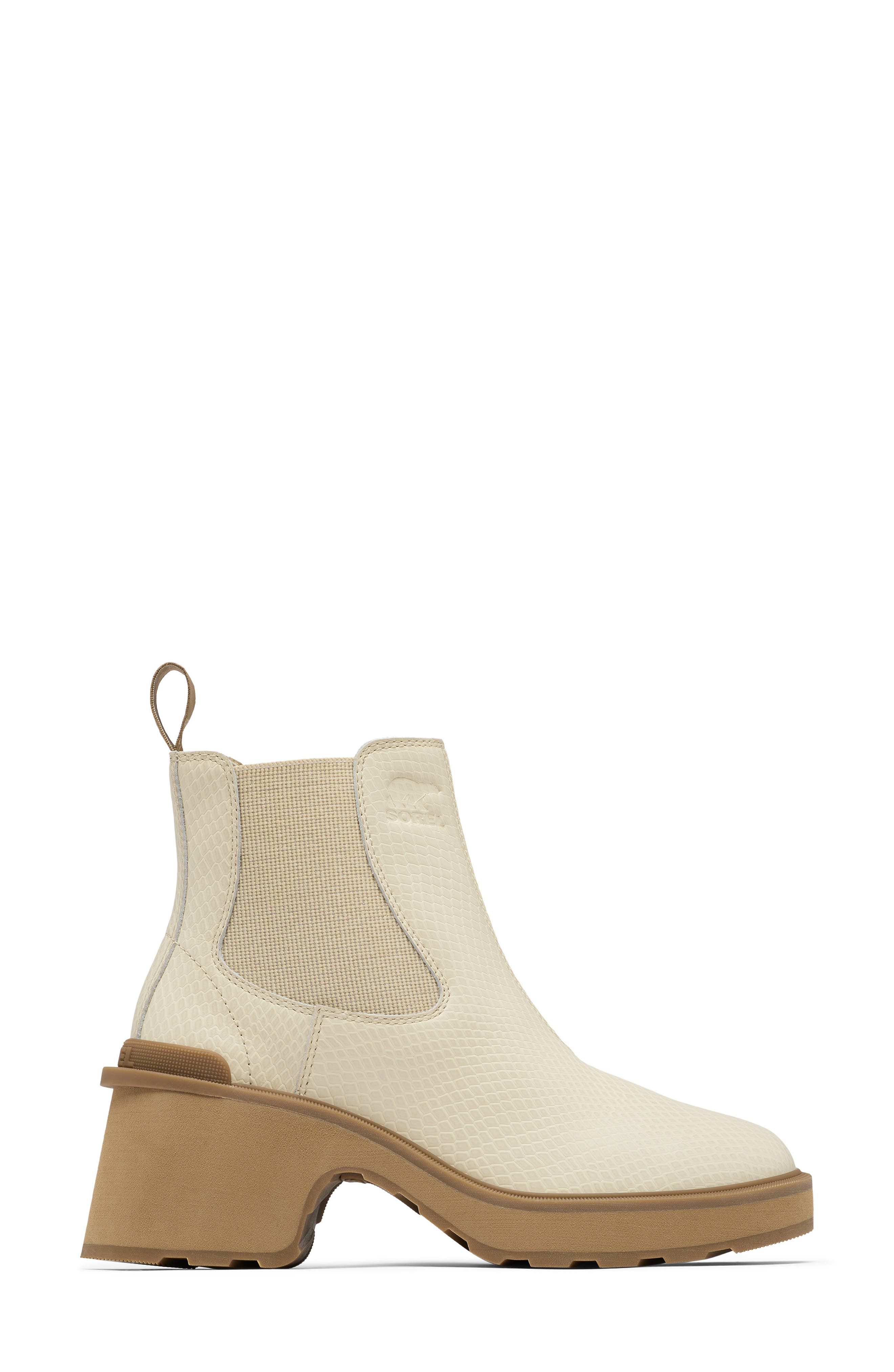 Hi-Line Waterproof Chelsea Boot, Alternate, color, BLEACHED CERAMIC/ CARIBOU BUFF