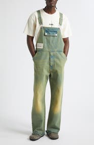 SONG FOR THE MUTE x Birkenstock The Artist Distressed Denim Overalls