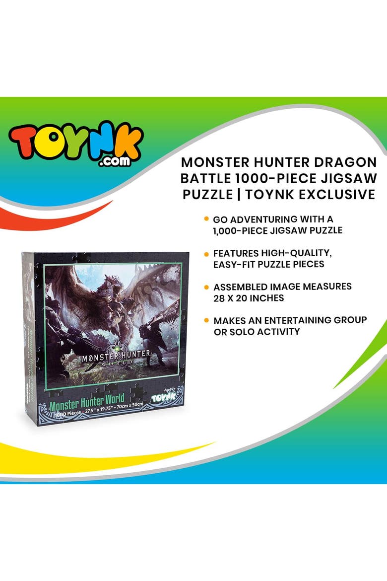 Monster Hunter Collage 1000 Piece Jigsaw Puzzle, Alternate, color, Multi-Color