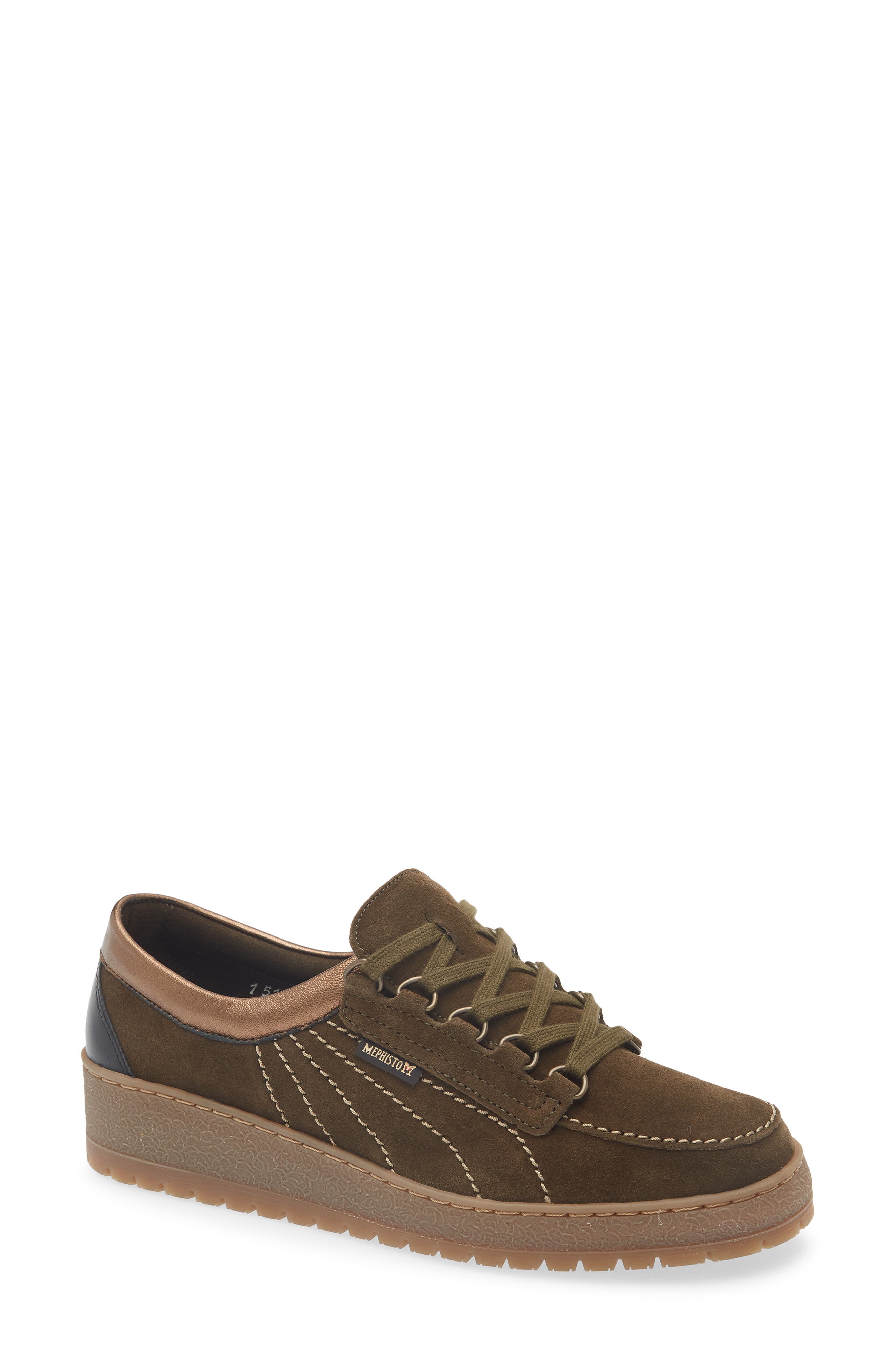 Mephisto Lady Low Top Sneaker, Main, color, Moss