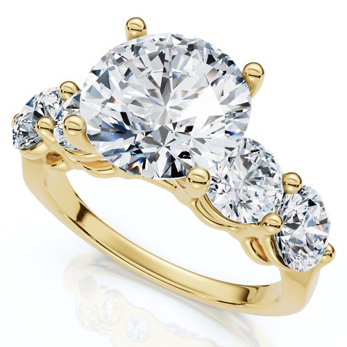 Bliss Diamond Certified 3 1/2ct Diamond Engagement Ring 14k Gold Or Platinum Lab Grown