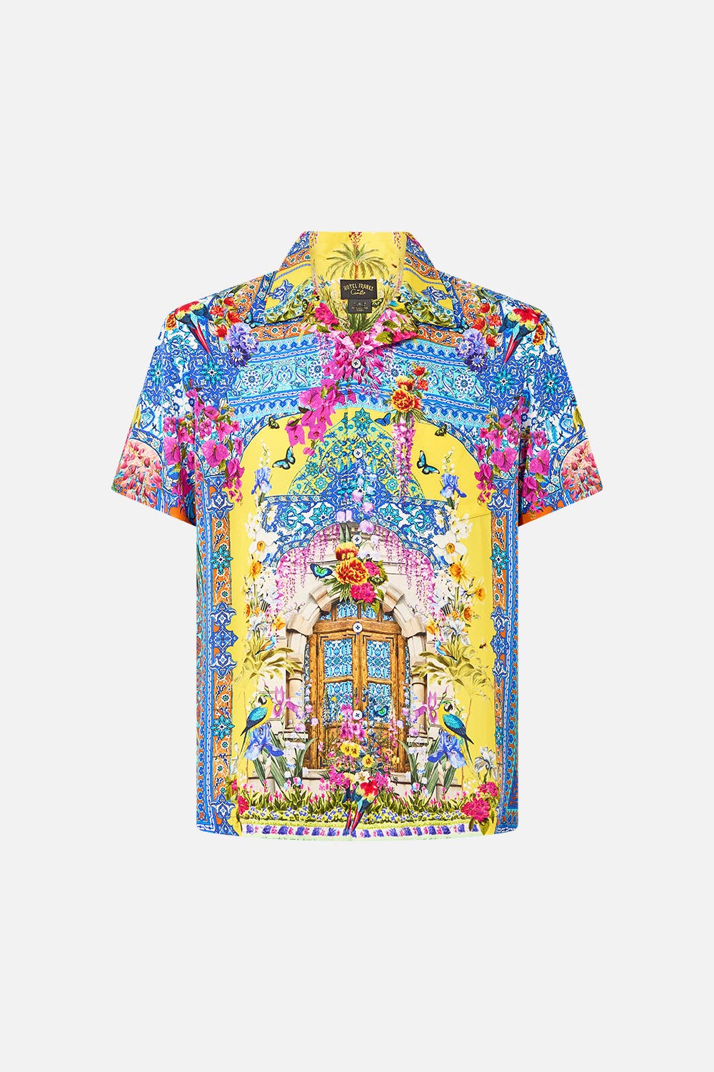 Short Sleeve Camp Collared Shirt