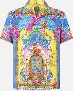 Camilla Short Sleeve Camp Collared Shirt