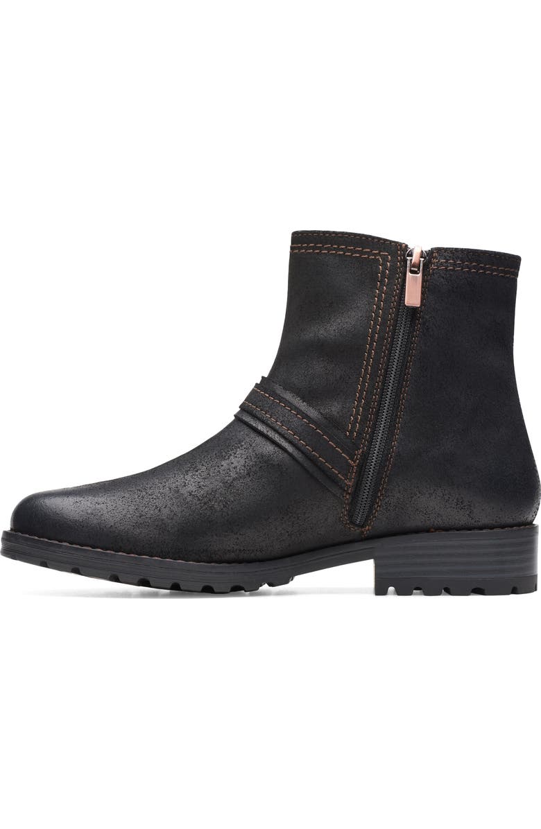 Clarks<sup>®</sup> Aspra Buckle Ankle Bootie, Alternate, color,