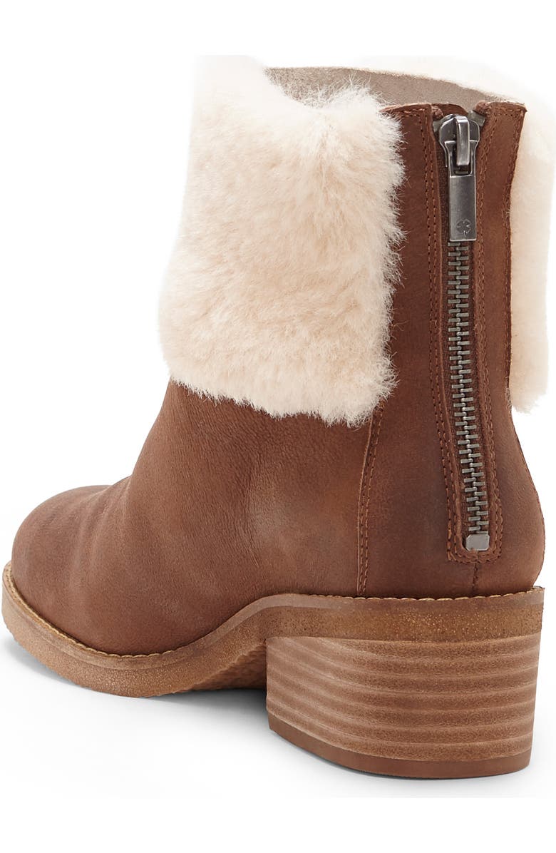 Lucky Brand Tarina Genuine Shearling Cuff Bootie, Alternate, color,