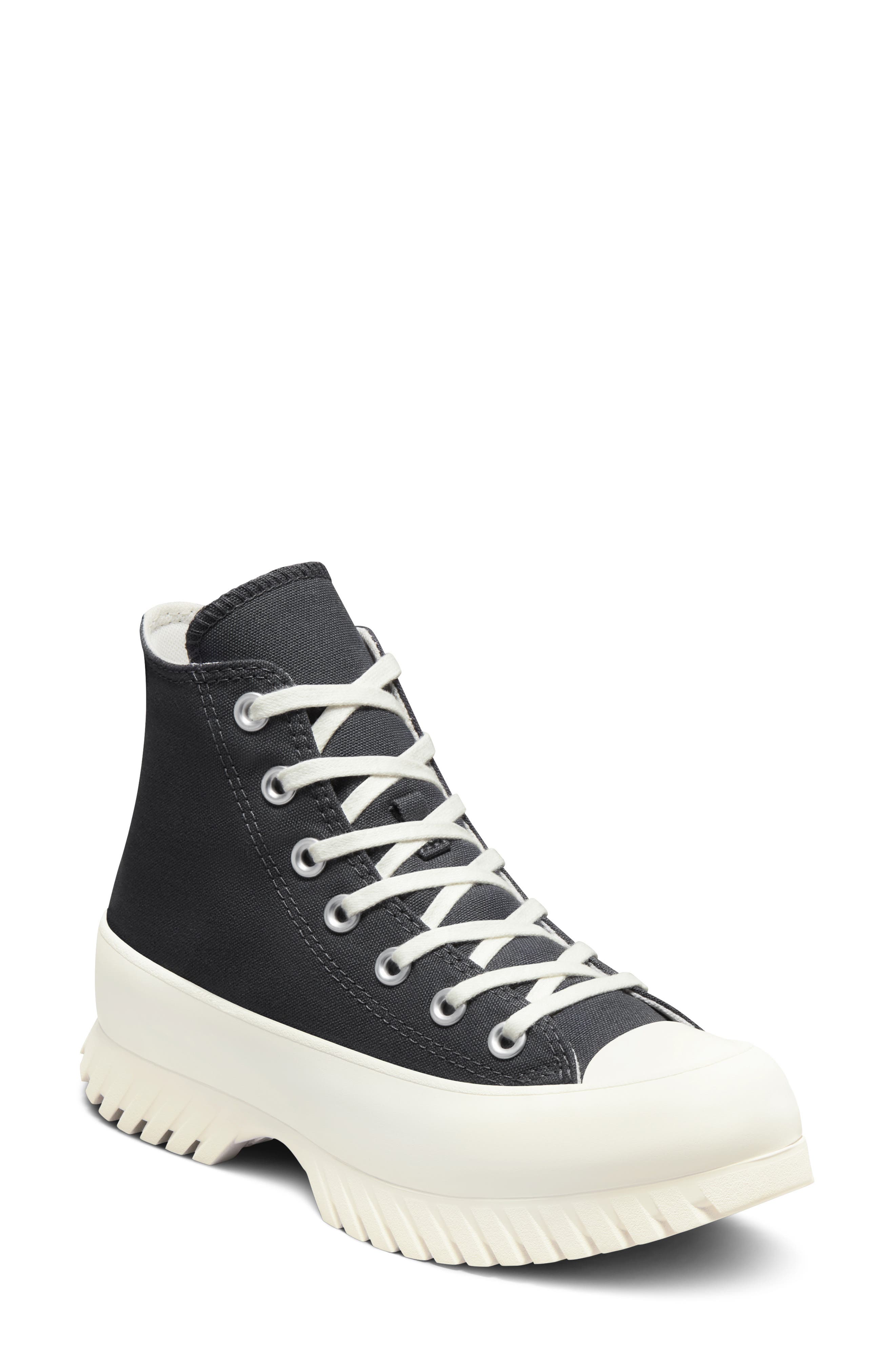 Chuck Taylor® All Star® Lugged High Top Sneaker, Main, color, DK SMOKE GREY/ BLACK/ EGRET