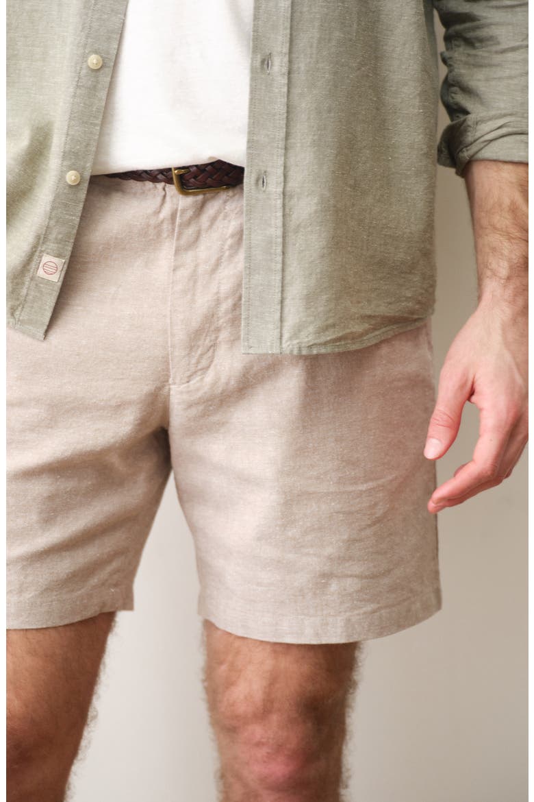 Saturday Hemp Chino Shorts, Alternate, color, TAUPE