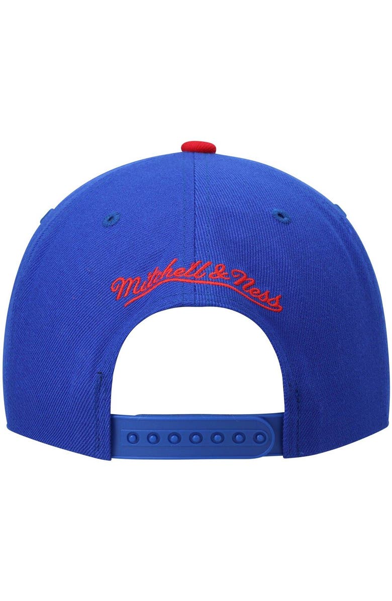 Mitchell & Ness Men's Mitchell & Ness Blue/Red Sacramento Kings Hardwood Classics Team Two-Tone 2.0 Snapback Hat, Alternate, color, Blue