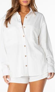 Roxy Sandpiper Cotton Button-Up Shirt