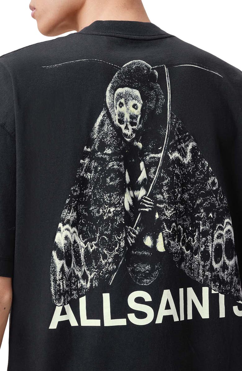 AllSaints Chrysalypse Graphic T-Shirt, Alternate, color,